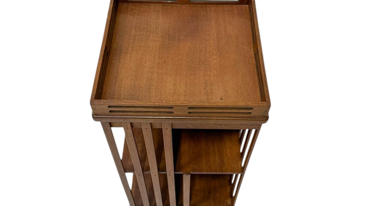 Art Nouveau Jugendstil Revolving Bookcase, 1900s